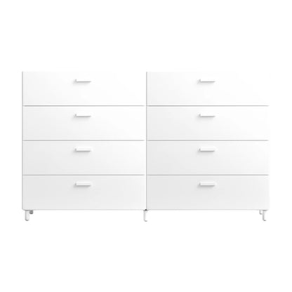 Two wide Relief drawers with legs White - image 6