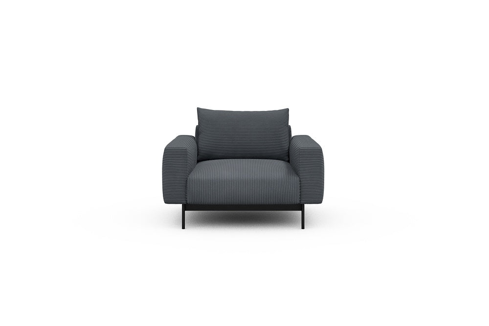 Arthon Modular Sofa - A1 - 110 x 100 cm - 1 Seater - 592 Corduroy Silvermist