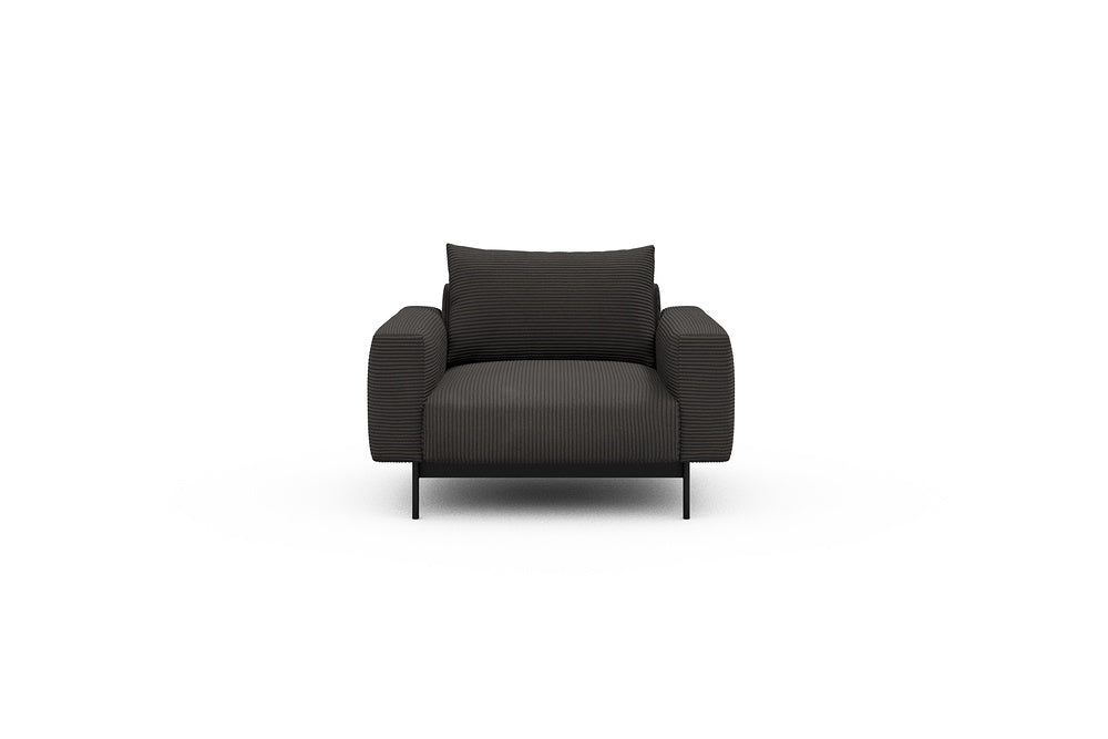 Arthon Modular Sofa - A1 - 110 x 100 cm - 1 Seater - 597 Corduroy Charcoal