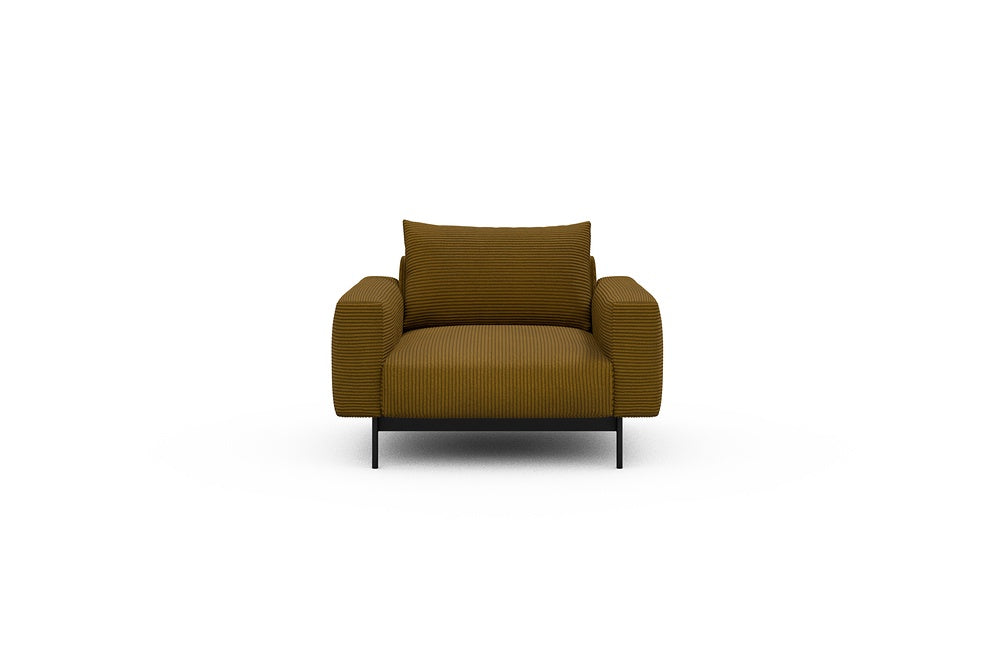 Arthon Modular Sofa - A1 - 110 x 100 cm - 1 Seater - 601 Corduroy Ochre