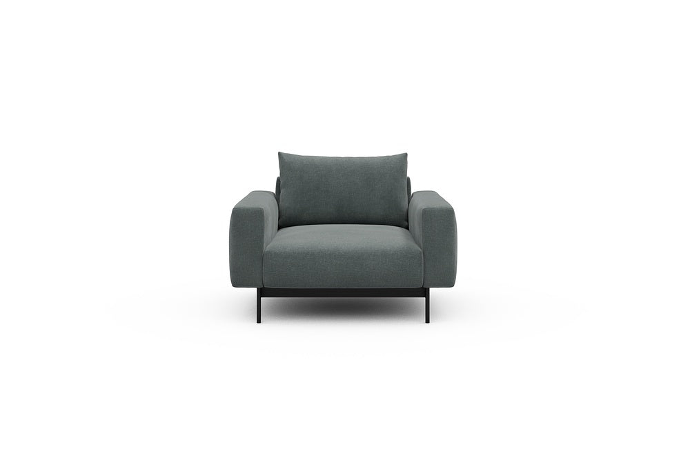Arthon Modular Sofa - A1 - 110 x 100 cm - 1 Seater - 812 Smooth Smooth Silver Grey