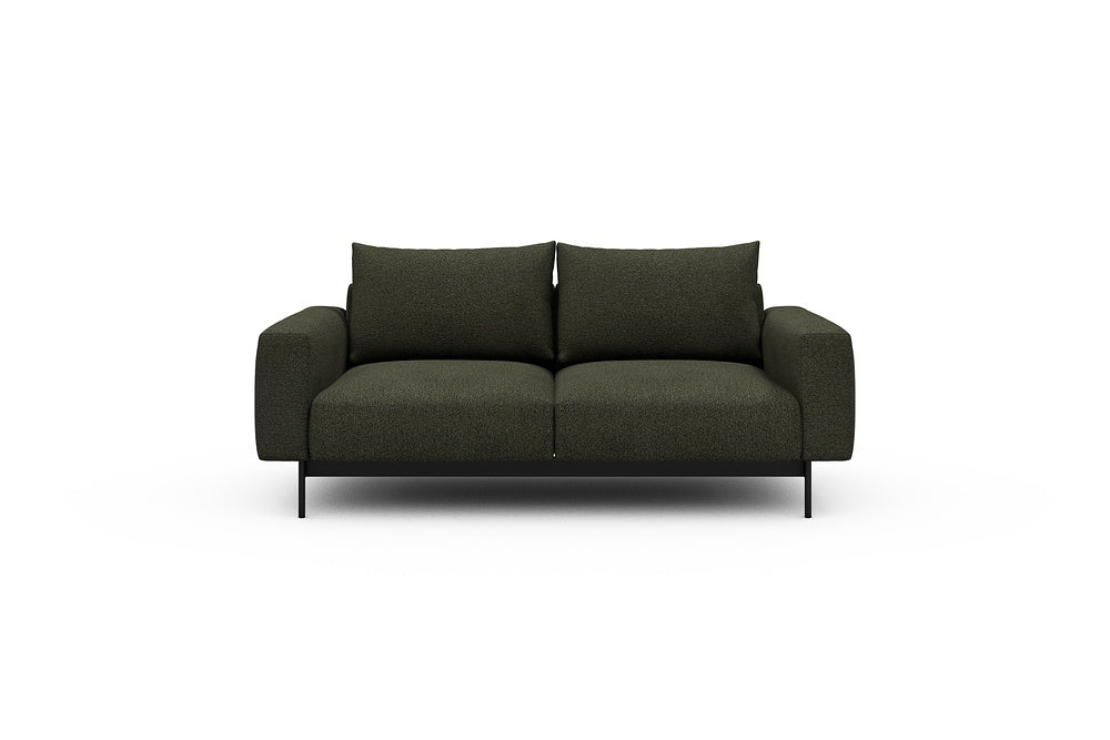 Arthon Modular Sofa - A2 - 185 x 100 cm - 2 Seater - 535 Bouclé Forest Green