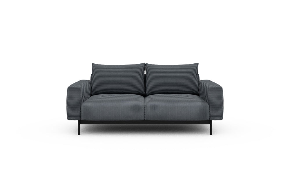 Arthon Modular Sofa - A2 - 185 x 100 cm - 2 Seater - 592 Corduroy Silvermist