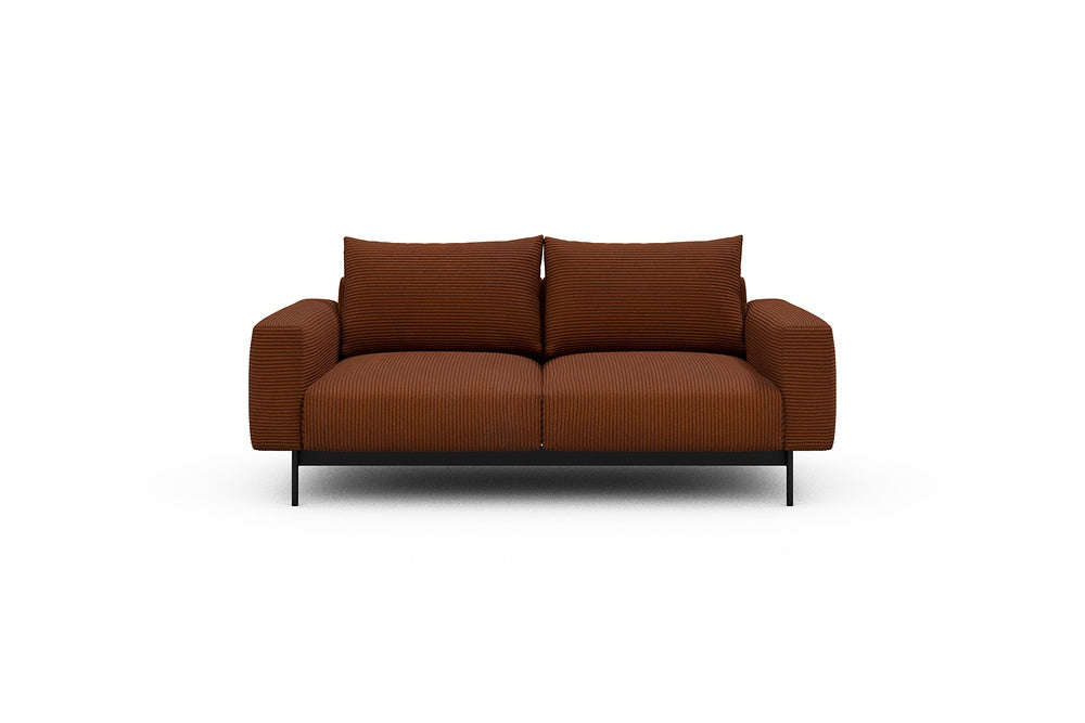 Arthon Modular Sofa - A2 - 185 x 100 cm - 2 Seater - 595 Corduroy Burnt-Orange