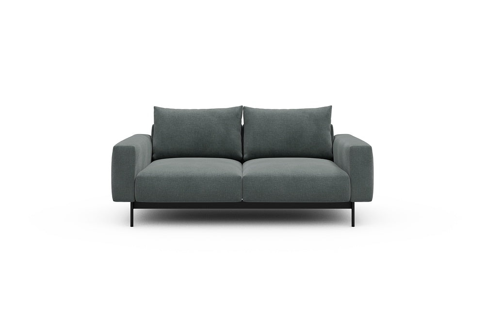 Arthon Modular Sofa - A2 - 185 x 100 cm - 2 Seater - 812 Smooth Smooth Silver Grey