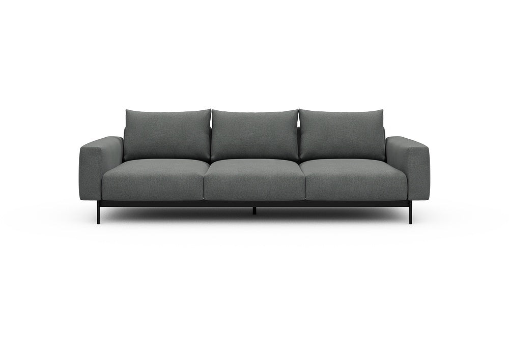 Arthon Modular Sofa - A3 - 260 x 100 cm - 3 Seater - 440 Satya Steel Grey