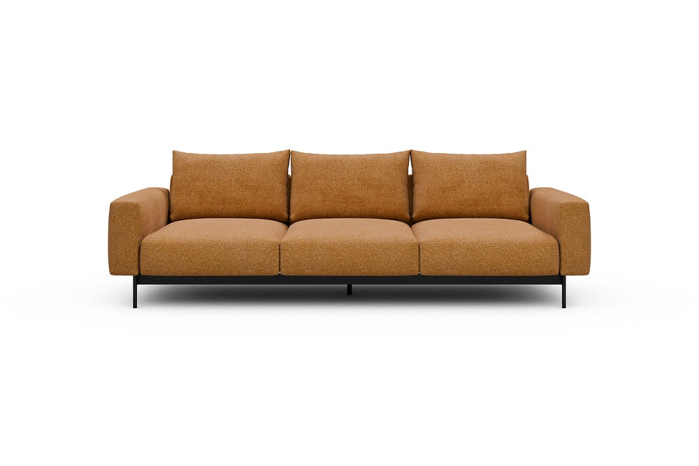 Arthon Modular Sofa - A3 - 260 x 100 cm - 3 Seater - 497 Casone Warm Yellow