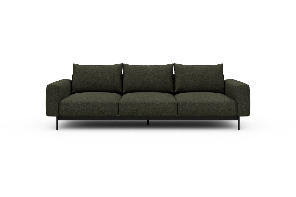 Arthon Modular Sofa - A3 - 260 x 100 cm - 3 Seater - 535 Bouclé Forest Green