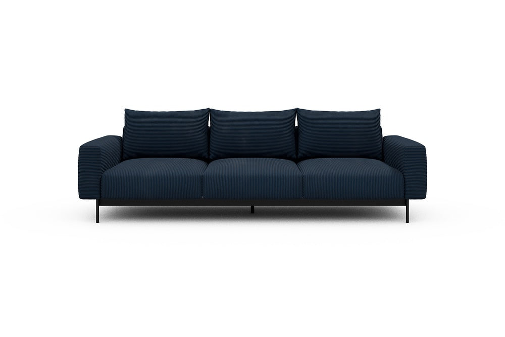 Arthon Modular Sofa - A3 - 260 x 100 cm - 3 Seater - 591 Corduroy Midnight-Blue