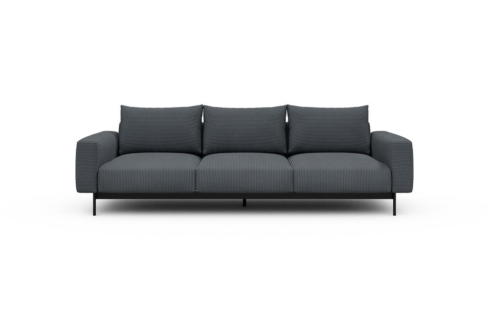 Arthon Modular Sofa - A3 - 260 x 100 cm - 3 Seater - 592 Corduroy Silvermist