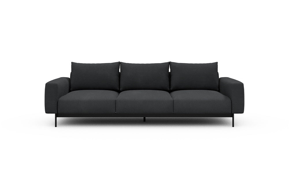 Arthon Modular Sofa - A3 - 260 x 100 cm - 3 Seater - 593 Corduroy Graphite
