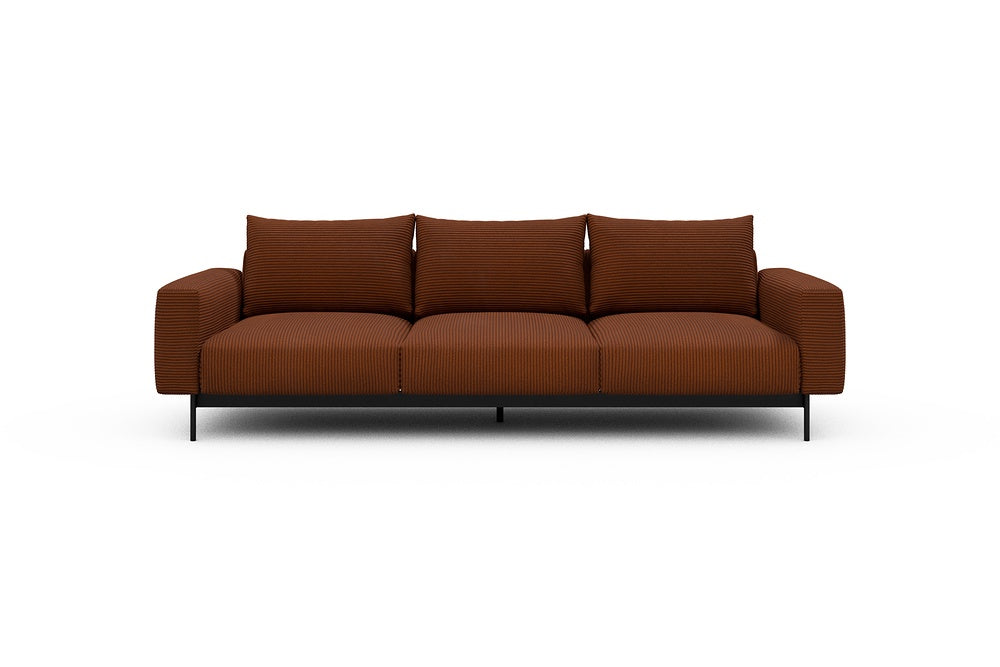 Arthon Modular Sofa - A3 - 260 x 100 cm - 3 Seater - 595 Corduroy Burnt-Orange