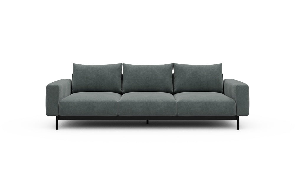 Arthon Modular Sofa - A3 - 260 x 100 cm - 3 Seater - 812 Smooth Smooth Silver Grey
