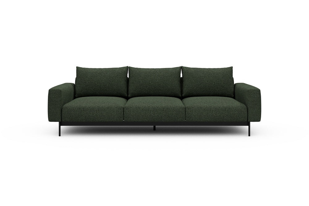 Arthon Modular Sofa - A3 - 260 x 100 cm - 3 Seater - 869 Vanora Deep Green