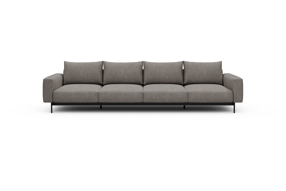 Arthon Modular Sofa - A4 - 335 x 100 cm - 4 Seater - 418 Esina Truffle
