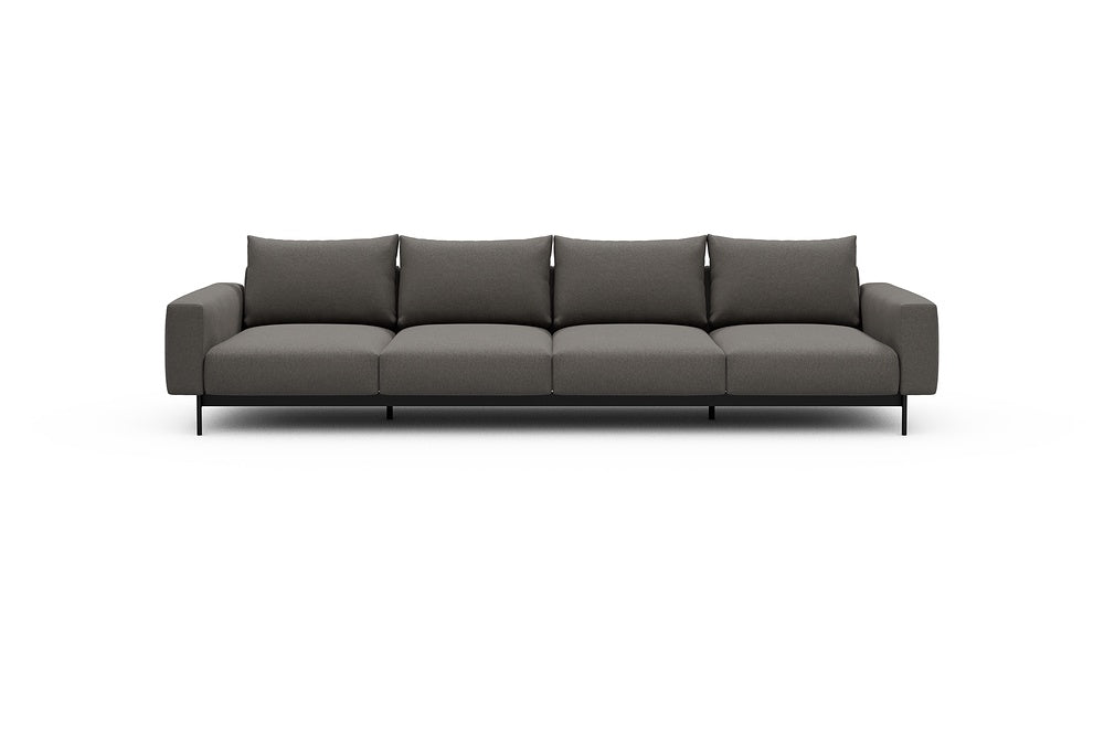 Arthon Modular Sofa - A4 - 335 x 100 cm - 4 Seater - 446 Satya Taupe Brown