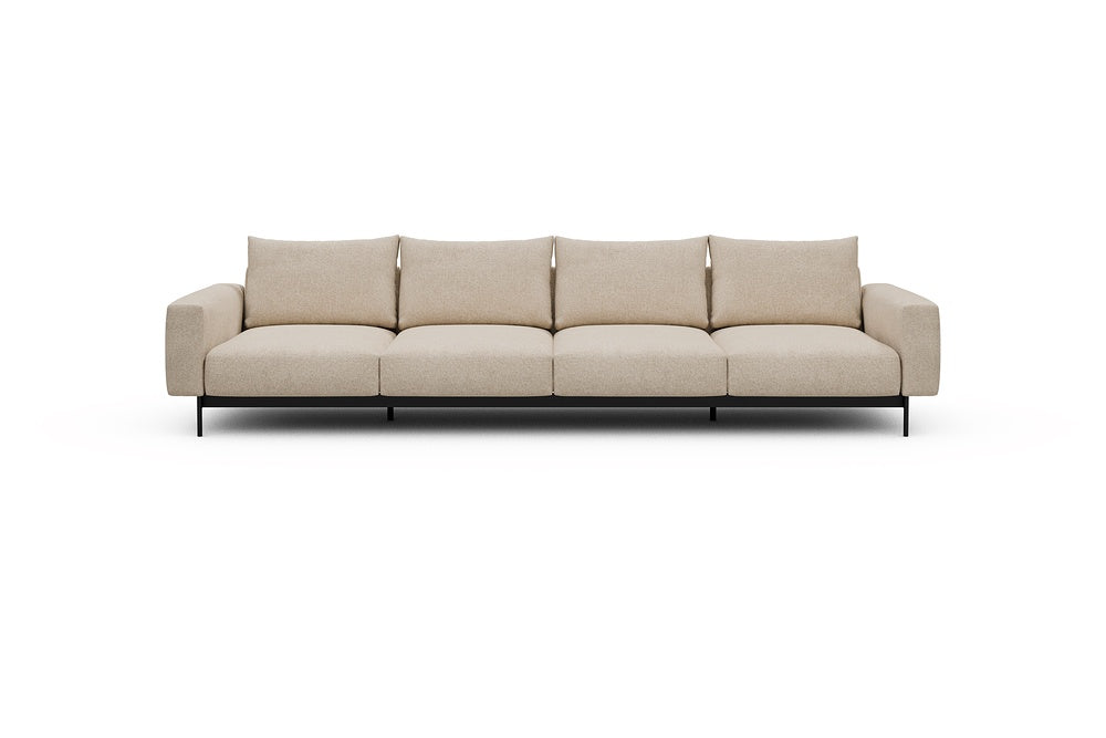 Arthon Modular Sofa - A4 - 335 x 100 cm - 4 Seater - 496 Casone Natural Beigie