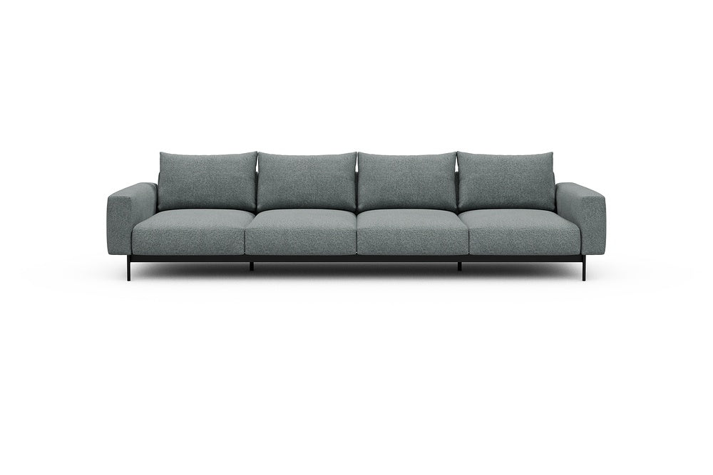 Arthon Modular Sofa - A4 - 335 x 100 cm - 4 Seater - 499 Casone Light mixed Green