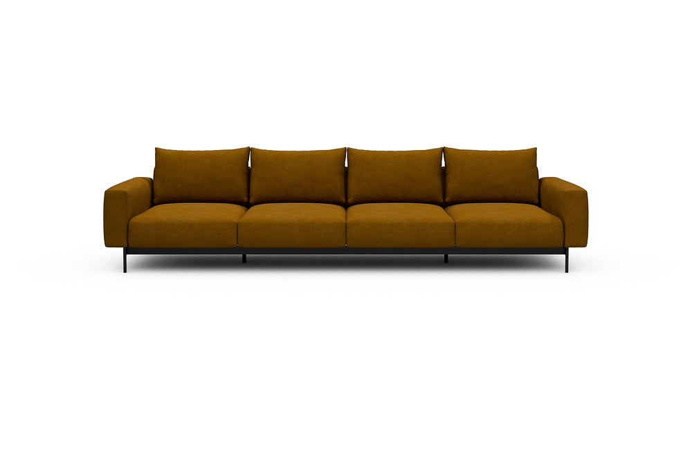 Arthon Modular Sofa - A4 - 335 x 100 cm - 4 Seater - 767 Cura Apricot