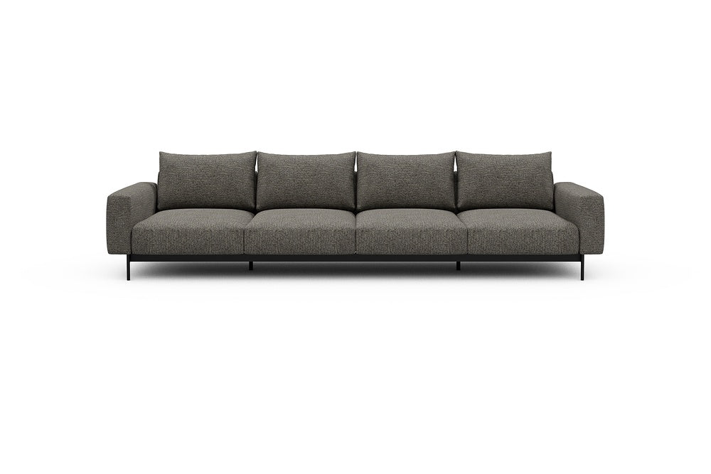 Arthon Modular Sofa - A4 - 335 x 100 cm - 4 Seater - 771 Carreno Sepia Brown