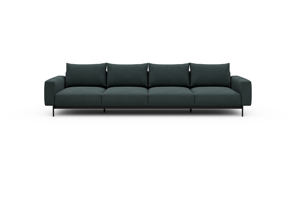 Arthon Modular Sofa - A4 - 335 x 100 cm - 4 Seater - 851 Mahoga Dark Blue