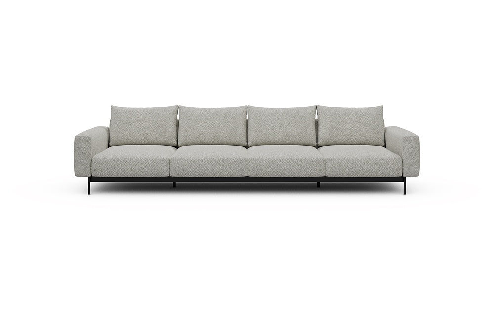 Arthon Modular Sofa - A4 - 335 x 100 cm - 4 Seater - 867 Vanora Warm Sand