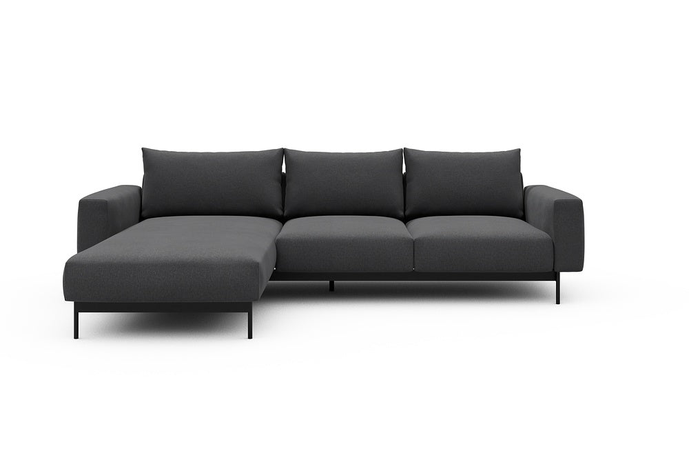 Arthon Modular Sofa - B2M - 275 x 185 cm - Chaise + 2 Seater - 441 Satya Warm Zinc