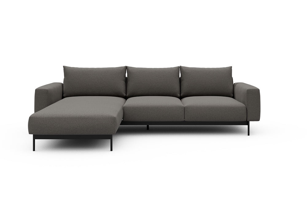 Arthon Modular Sofa - B2M - 275 x 185 cm - Chaise + 2 Seater - 446 Satya Taupe Brown