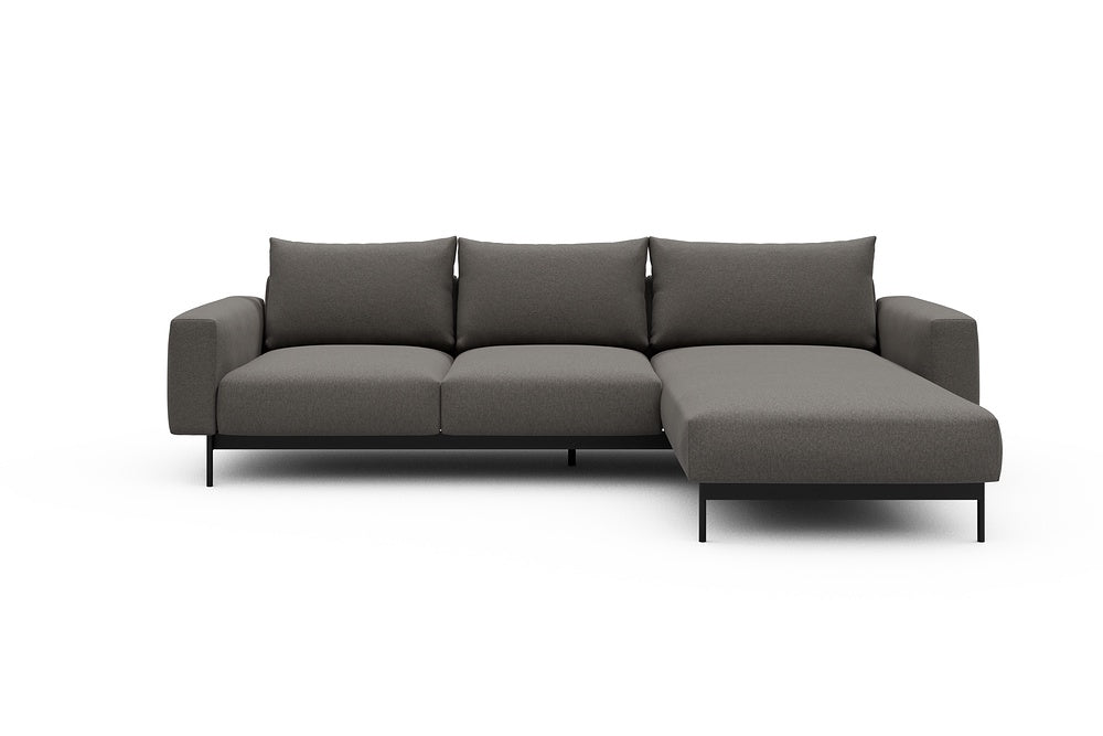 Arthon Modular Sofa - B2 - 275 x 185 cm - 2 Seater + Chaise - 446 Satya Taupe Brown