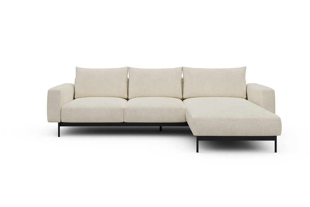 Arthon Modular Sofa - B2 - 275 x 185 cm - 2 Seater + Chaise - 531 Bouclé Off White