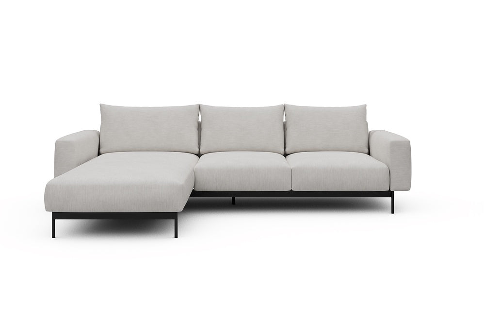 Arthon Modular Sofa - B2M - 275 x 185 cm - Chaise + 2 Seater - 574 Vivus Dusty Off White