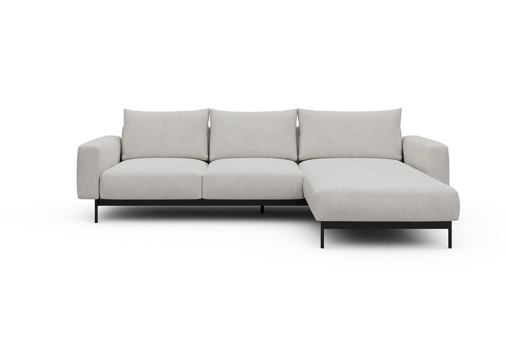 Arthon Modular Sofa - B2 - 275 x 185 cm - 2 Seater + Chaise - 574 Vivus Dusty Off White