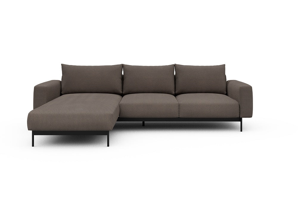 Arthon Modular Sofa - B2M - 275 x 185 cm - Chaise + 2 Seater - 596 Corduroy Mocha