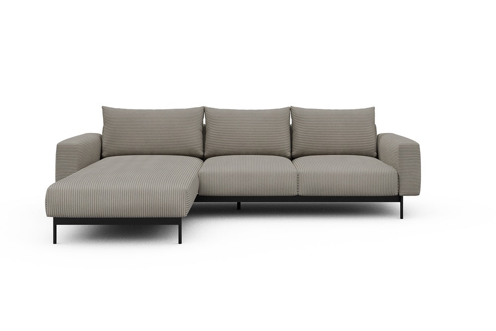 Arthon Modular Sofa - B2M - 275 x 185 cm - Chaise + 2 Seater - 603 Corduroy Beige