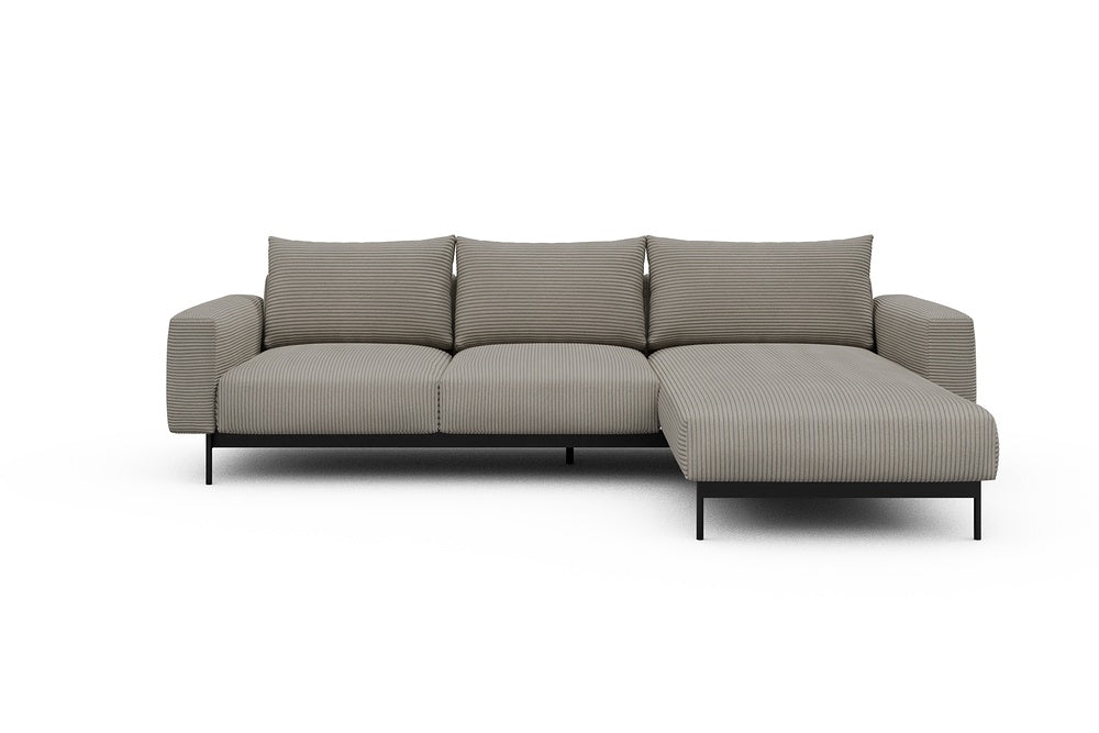 Arthon Modular Sofa - B2 - 275 x 185 cm - 2 Seater + Chaise - 603 Corduroy Beige
