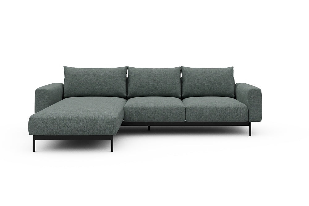Arthon Modular Sofa - B2M - 275 x 185 cm - Chaise + 2 Seater - 770 Carreno Cielo Blue