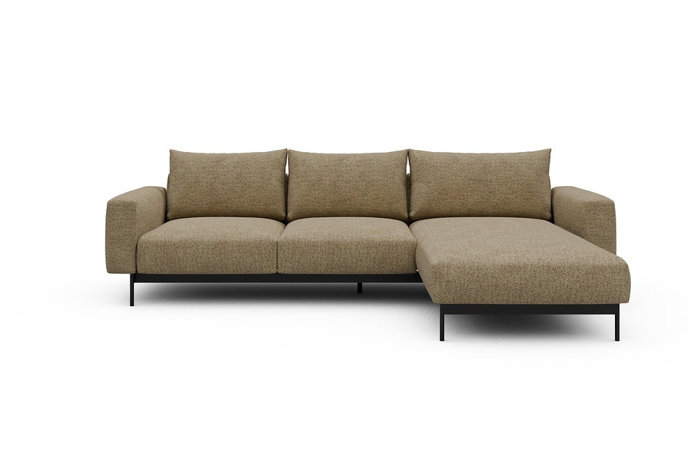 Arthon Modular Sofa - B2 - 275 x 185 cm - 2 Seater + Chaise - 774 Carreno Sicilian Yellow