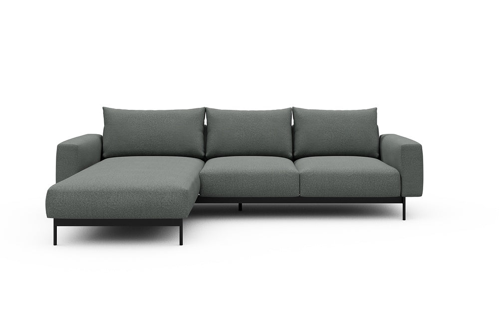 Arthon Modular Sofa - B2M - 275 x 185 cm - Chaise + 2 Seater - 853 Mahoga Dove Grey