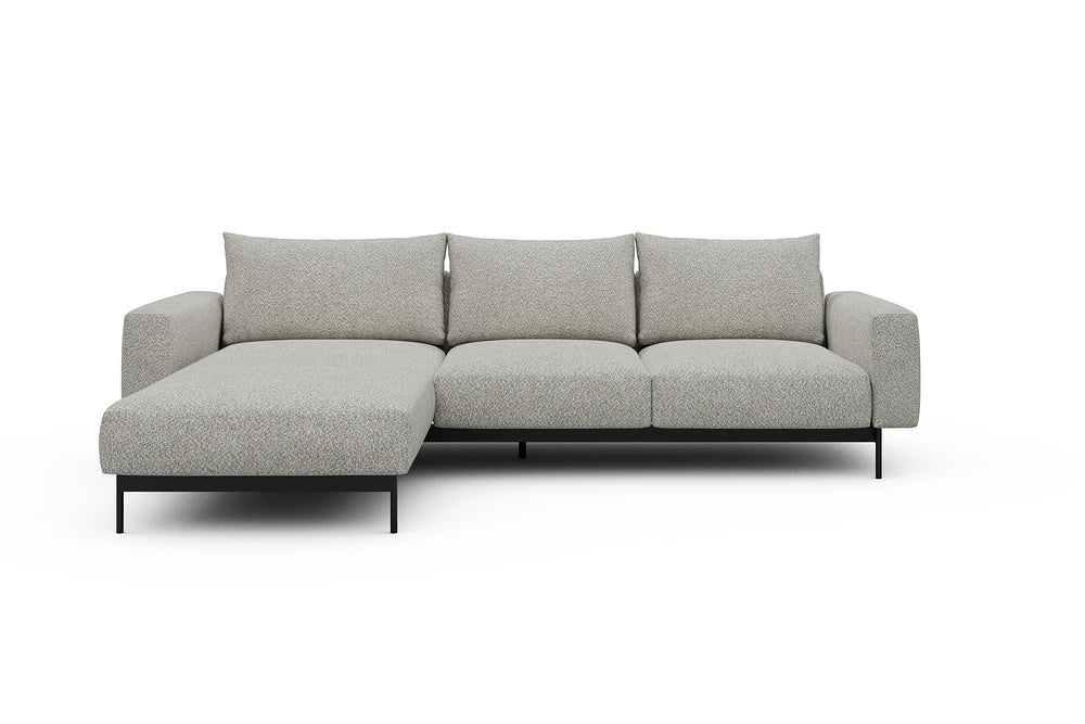 Arthon Modular Sofa - B2M - 275 x 185 cm - Chaise + 2 Seater - 867 Vanora Warm Sand