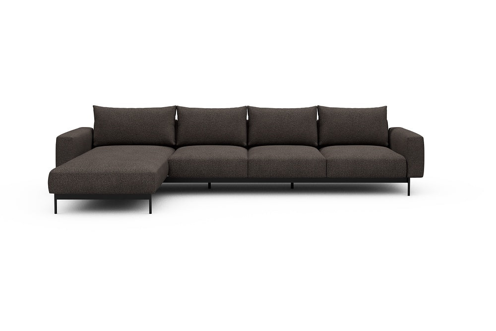 Arthon Modular Sofa - B3M - 350 x 185 cm - Chaise + 3 Seater - 530 Bouclé Taupe