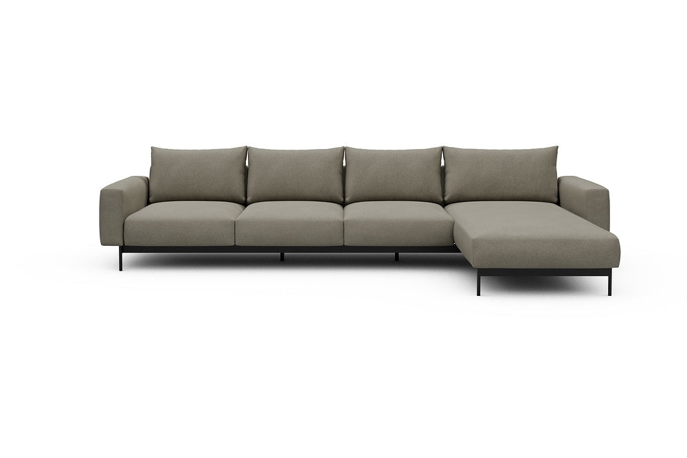 Arthon Modular Sofa - B3 - 350 x 185 cm - 3 Seater + Chaise - 765 Cura Oat