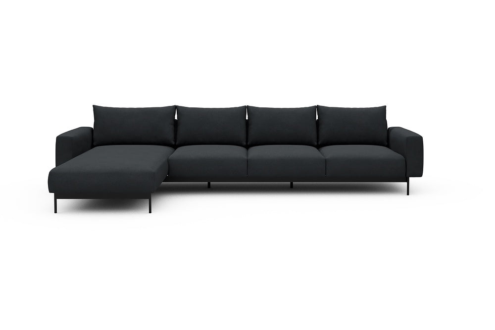 Arthon Modular Sofa - B3M - 350 x 185 cm - Chaise + 3 Seater - 766 Cura Anthracite