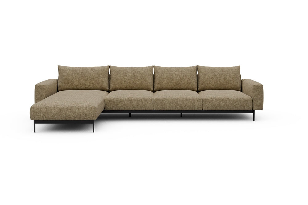 Arthon Modular Sofa - B3M - 350 x 185 cm - Chaise + 3 Seater - 774 Carreno Sicilian Yellow