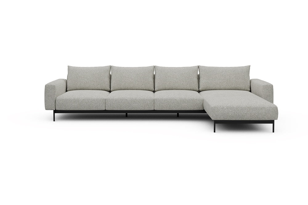 Arthon Modular Sofa - B3 - 350 x 185 cm - 3 Seater + Chaise - 867 Vanora Warm Sand