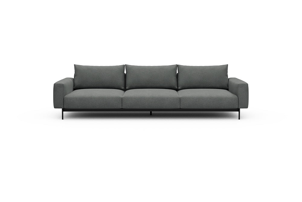 Arthon Modular Sofa - C3 - 305 x 100 cm - 3 Seater - 440 Satya Steel Grey