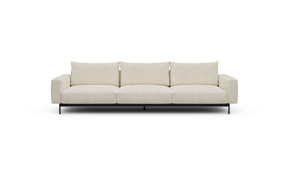 Arthon Modular Sofa - C3 - 305 x 100 cm - 3 Seater - 531 Bouclé Off White