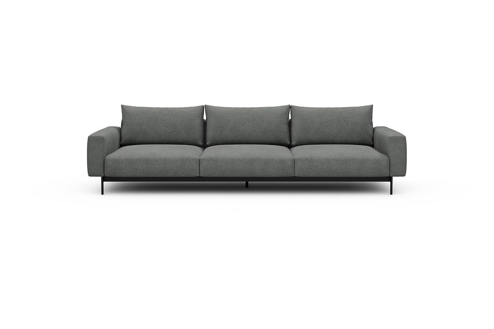 Arthon Modular Sofa - C3 - 305 x 100 cm - 3 Seater - 533 Bouclé Ash Grey