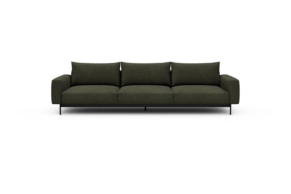 Arthon Modular Sofa - C3 - 305 x 100 cm - 3 Seater - 535 Bouclé Forest Green