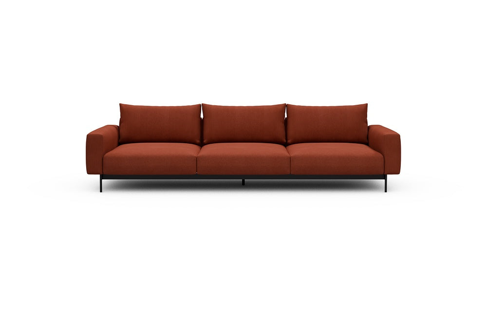 Arthon Modular Sofa - C3 - 305 x 100 cm - 3 Seater - 581 Argus Rust
