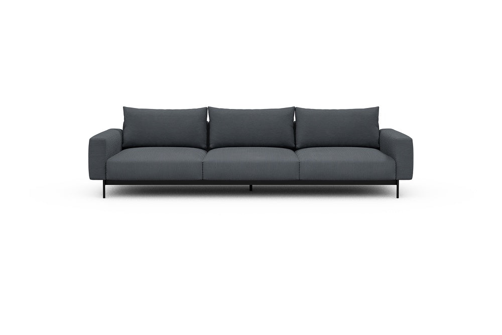 Arthon Modular Sofa - C3 - 305 x 100 cm - 3 Seater - 592 Corduroy Silvermist
